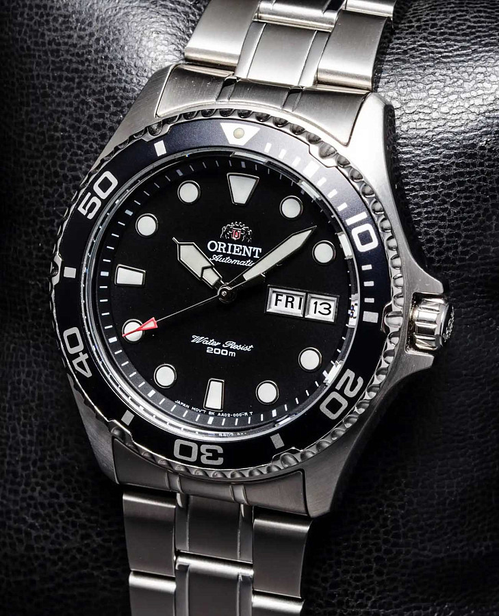 Часы Orient Diving Sports Automatic AA02004B — серебристый, сталь металл