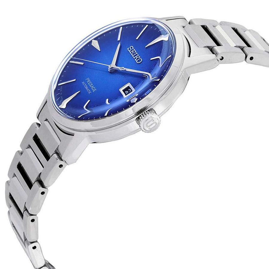 Часы Seiko Presage SRPJ13J1 — синий, сталь металл