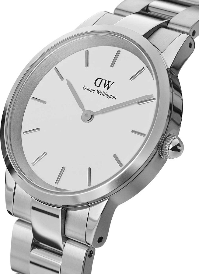 Часы Daniel Wellington Iconic Link DW00100341 — кварцевые, сталь металл