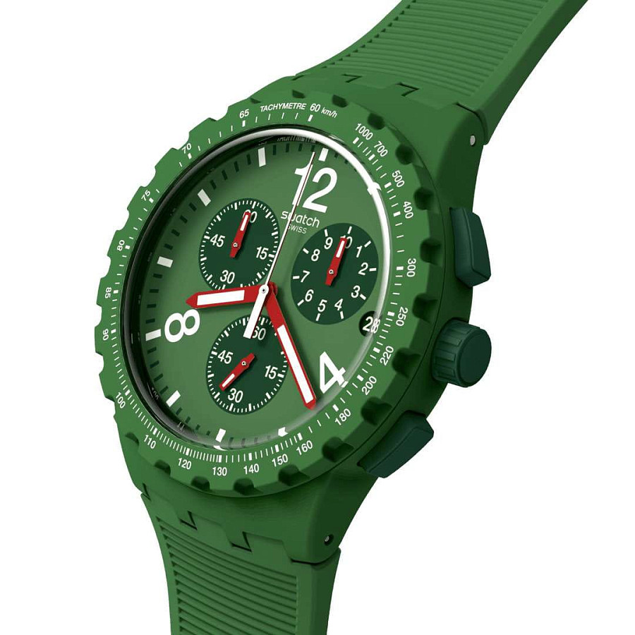 Часы Swatch Chrono 42 Standard SUSG407 — кварцевые, пластик