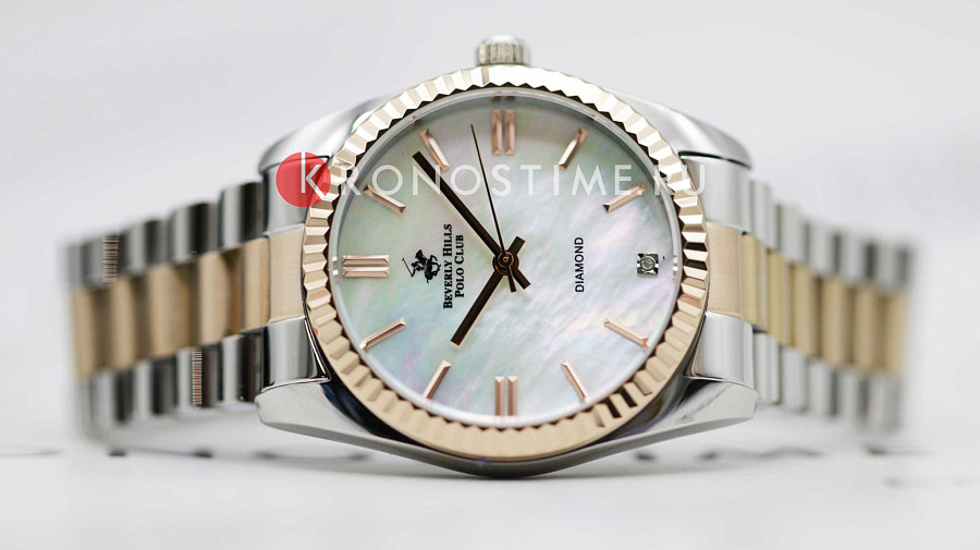 Часы Beverly Hills Polo Club BP3172C.520 — кварцевые, металл сталь