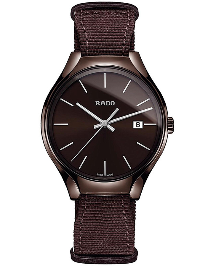 Часы Rado True R27234306 — мужские, коричневый