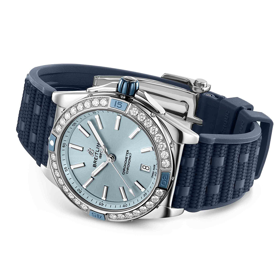 Часы Breitling Super Chronomat Automatic 38 A17356531C1S1 — каучук, женские