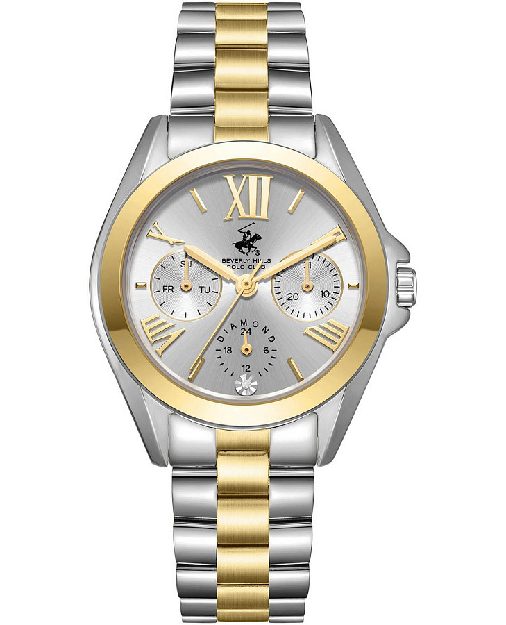 Часы Beverly Hills Polo Club BP3653C.230 — женские, серебристый