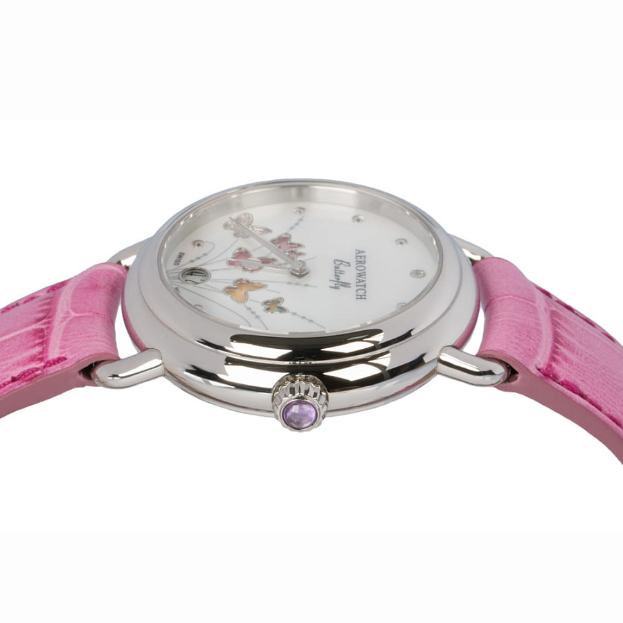 Часы Aerowatch Diamonds 44960 AA05 — женские, кожаный