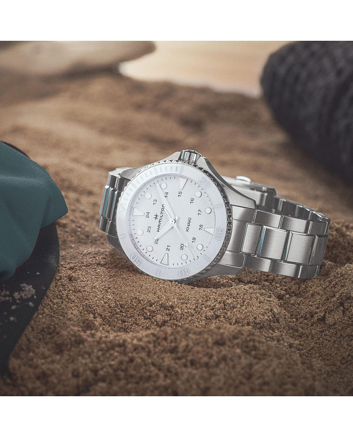 Часы Hamilton Khaki Navy Scuba Quartz H82221110 — Швейцария, кварцевые