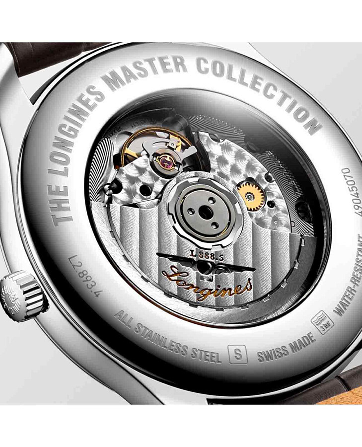 Часы Longines Master Collection L2.893.4.78.3 — мужские, кожаный
