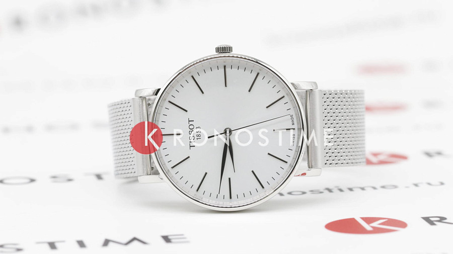 Часы Tissot Everytime Gent T143.410.11.011.00 — мужские, нержавеющая сталь