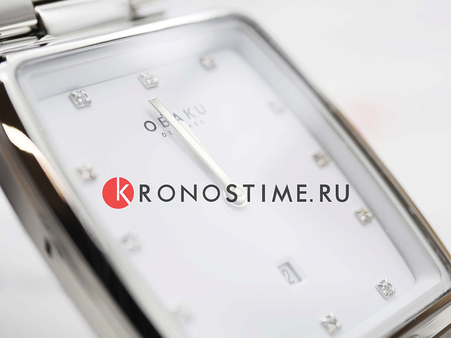 Часы Obaku Links V271LDCWSC — металл сталь, Дания