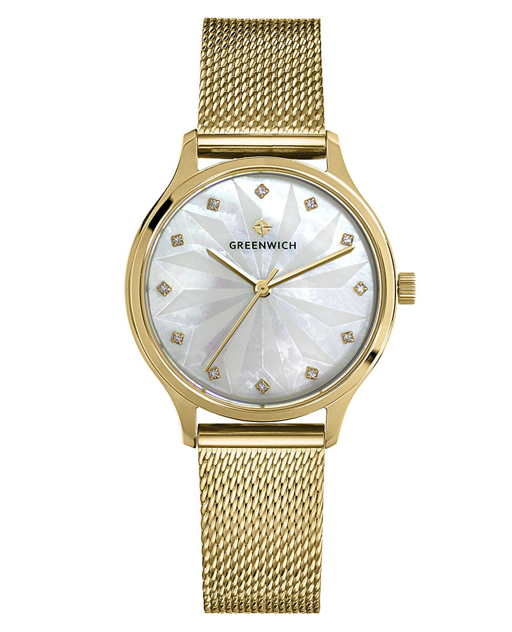 Часы Greenwich GW 341.29.53 — женские, перламутровый