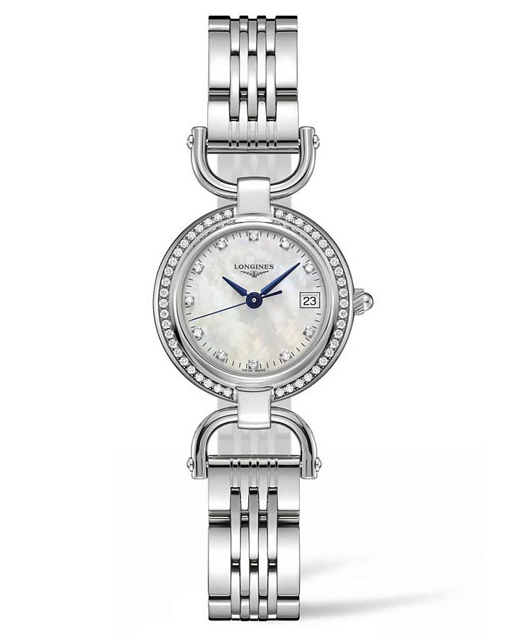 Часы Longines Equestrian Collection L6.130.0.87.6 — женские, перламутровый