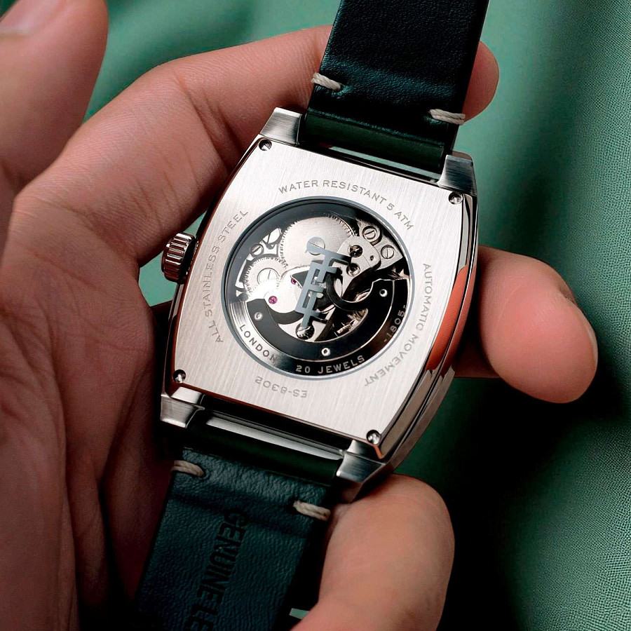 Часы Earnshaw Wellington ES-8302-01 — металл сталь, Англия