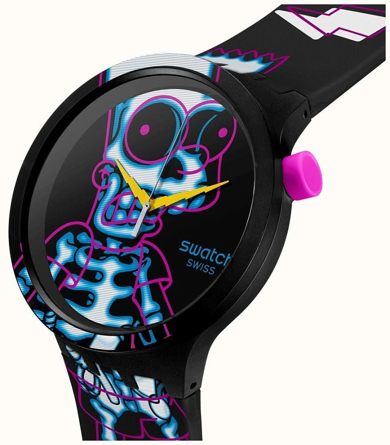 Часы Swatch Big Bold Standard SB01Z105 — кварцевые, пластик