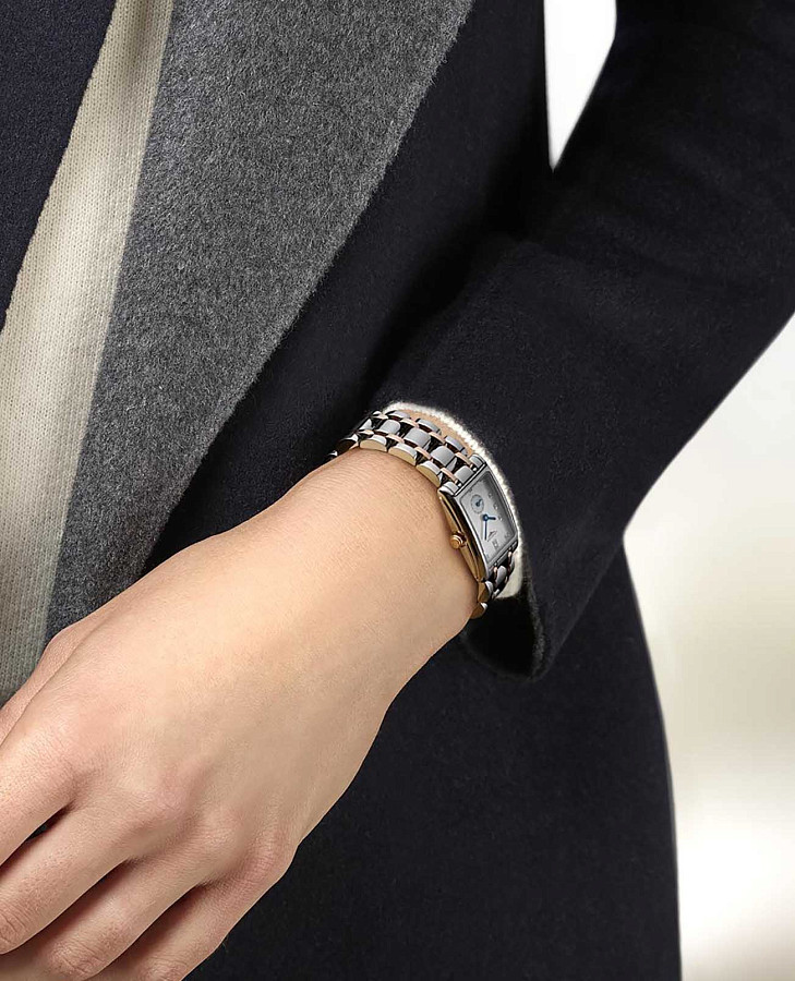 Часы Longines DolceVita L5.255.5.87.7 — нержавеющая сталь и 18 каратное розовое золото, женские