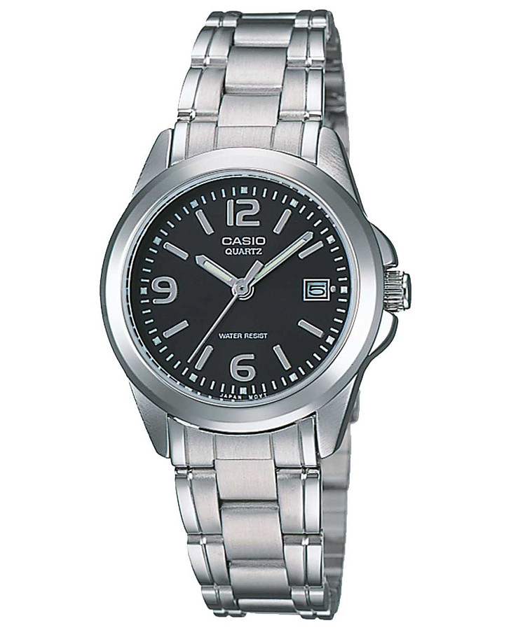Часы Casio Collection LTP-1215A-1A — женские, серебристый