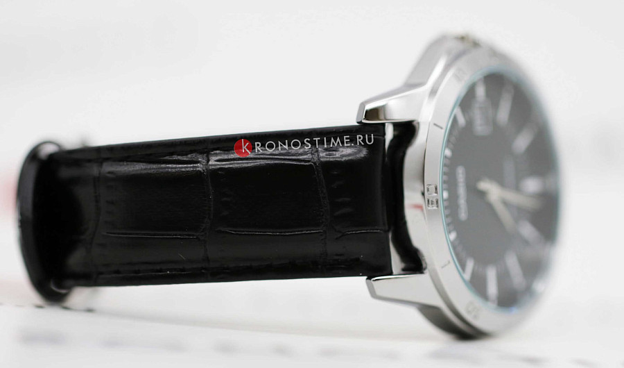 Часы Casio Collection MTP-V004L-1AUDF (MTP-V004L-1A) — черный, сталь металл
