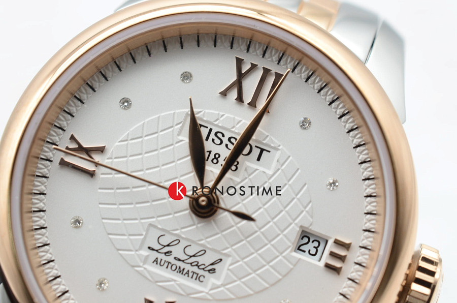 Часы Tissot Le Locle Automatic Lady T41.2.183.16 — женские, сталь c pvd покрытием