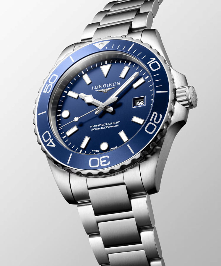 Часы Longines HydroConquest L3.769.4.96.6 — сталь металл, Швейцария
