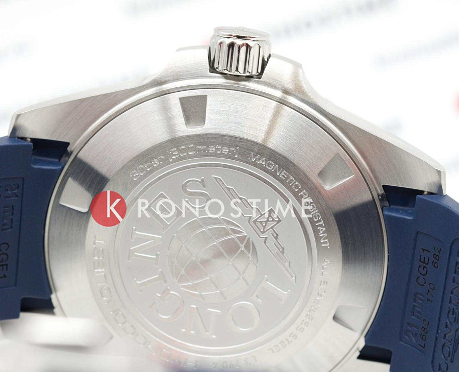 Часы Longines HydroConquest L3.790.4.96.9 — каучук, мужские