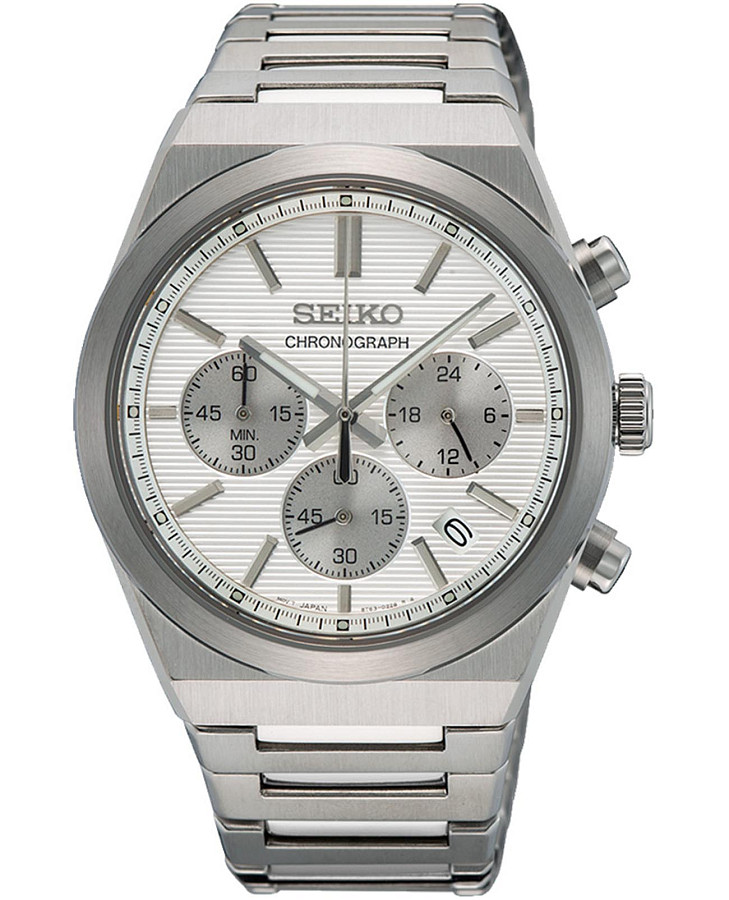 Часы Seiko Discover More SSB451P1 — мужские, белый