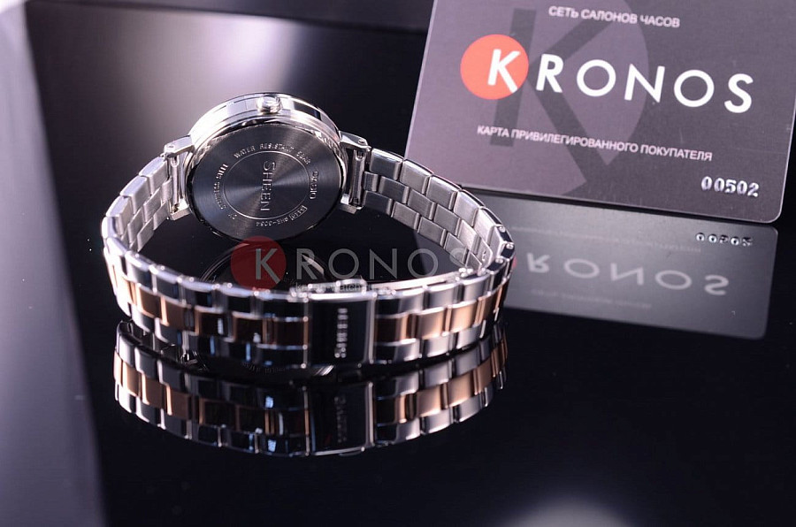 Часы Casio Sheen SHE-3054SPG-4A — сталь с ip покрытием, женские