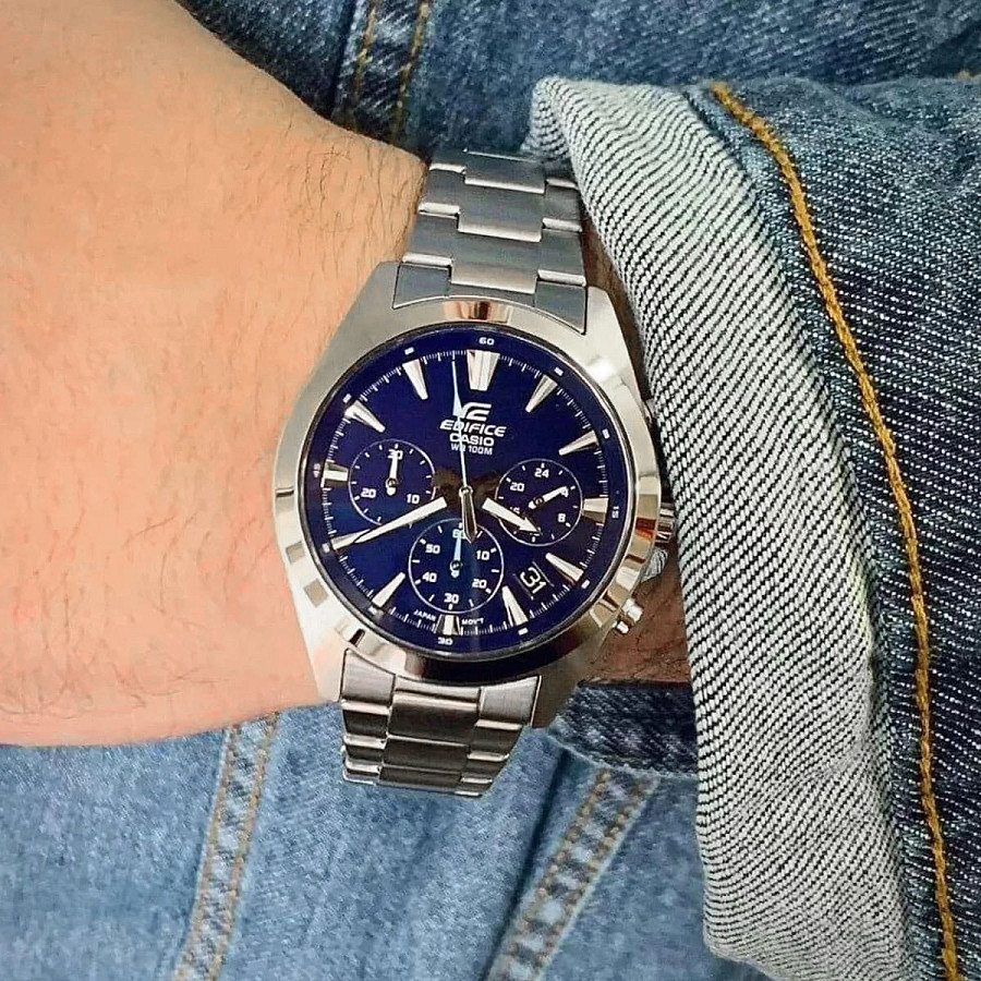 Часы Casio Edifice EFV-630D-2AVUDF (EFV-630D-2A) — кварцевые, сталь металл