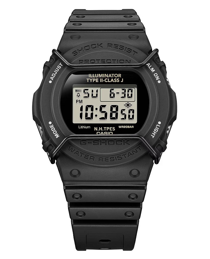 Часы Casio G-Shock DW-5700NH-1 — мужские, пластик