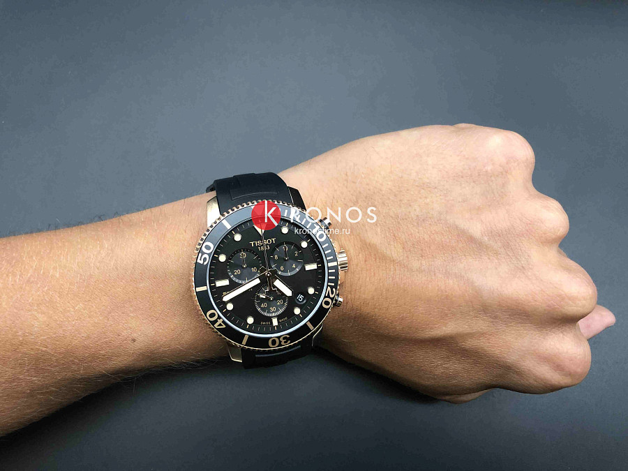 Часы Tissot Seastar 1000 Chronograph T120.417.37.051.00 — артикул T1204173705100, мужские