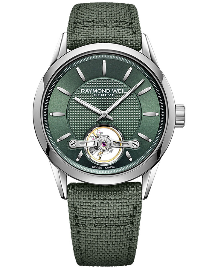 Часы Raymond Weil 2780-STC-52001 — мужские, зеленый