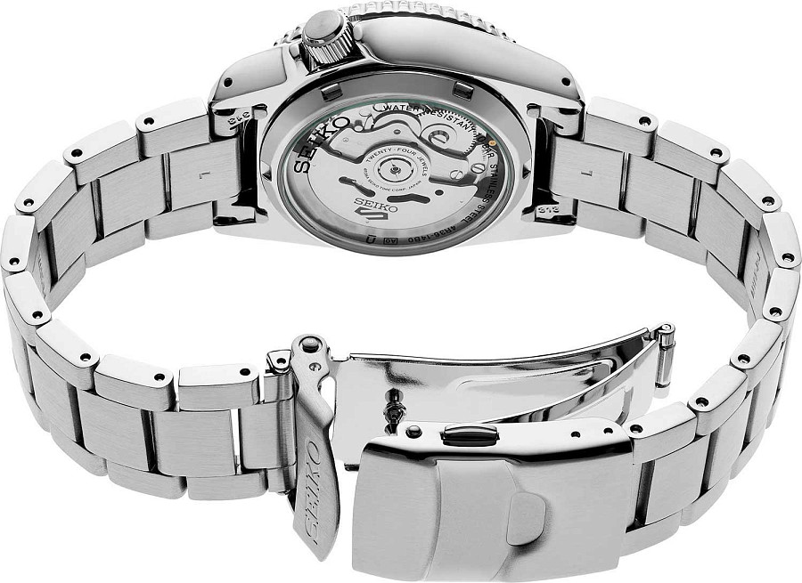 Часы Seiko 5 Sports SRPK35K1 — оранжевый, сталь металл