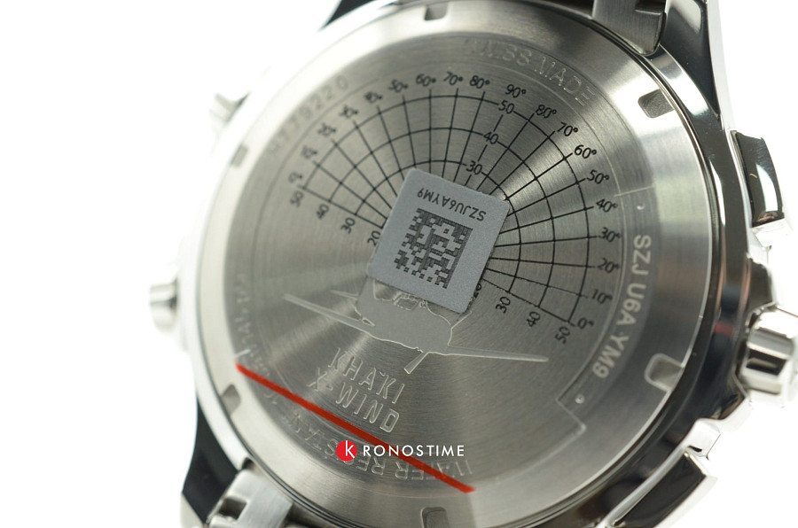 Часы Hamilton Khaki Aviation X-Wind GMT H77922141 — синий, сталь