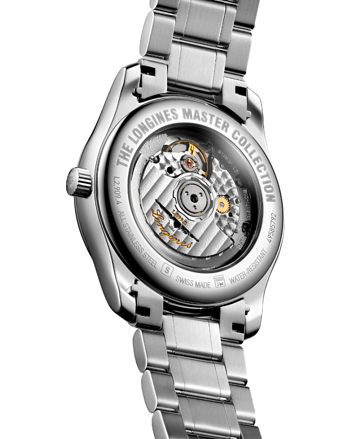 Часы Longines Master Collection L2.909.4.92.6 — механические, металл сталь