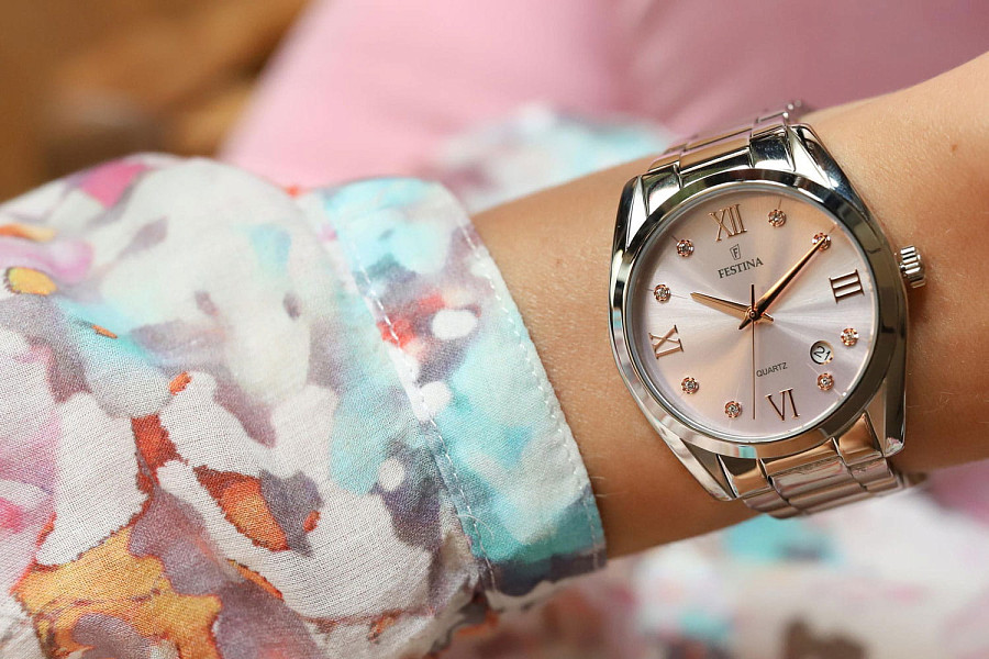 Часы Festina Boyfriend F16790/D — кварцевые, сталь