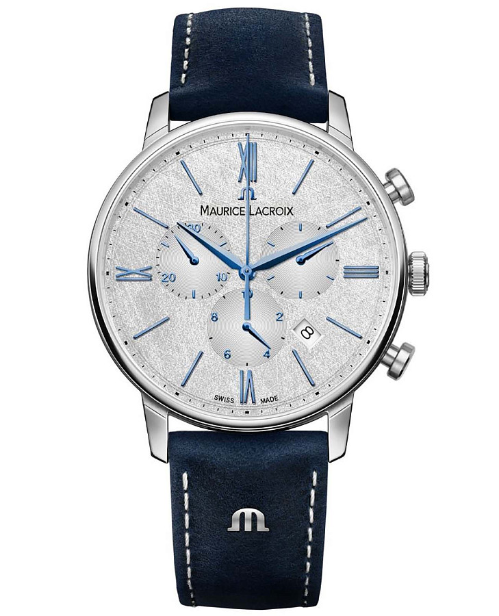 Часы Maurice Lacroix Eliros Chronograph EL1098-SS001-114-1 — мужские, серебристый