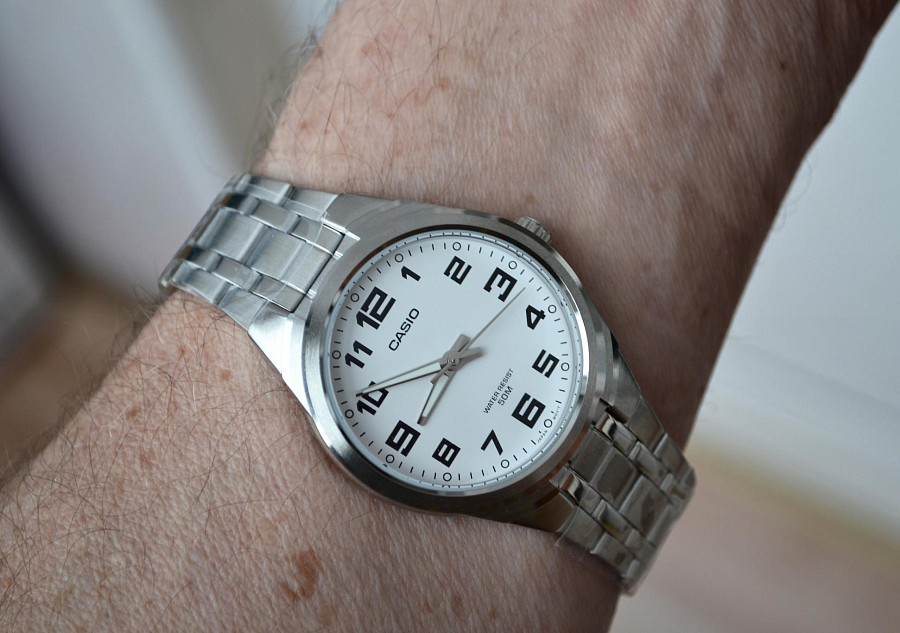 Часы Casio Collection MTP-1310PD-7B — металл латунь, Япония