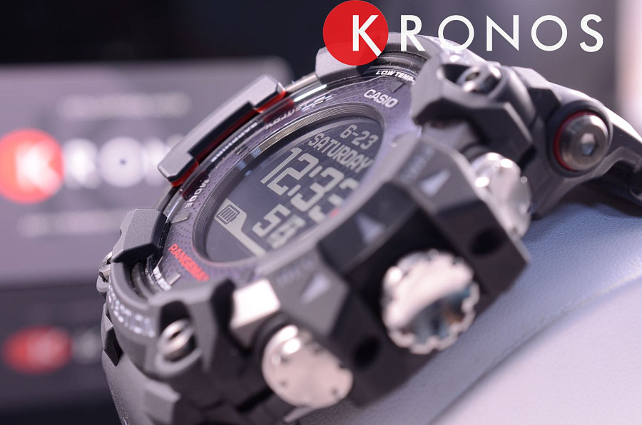 Часы Casio G-Shock GPR-B1000-1E — черный, сталь пластик