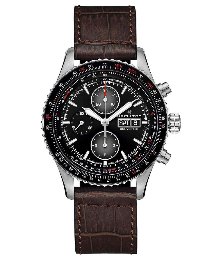 Часы Hamilton Khaki Aviation Converter H76726530 — мужские, черный