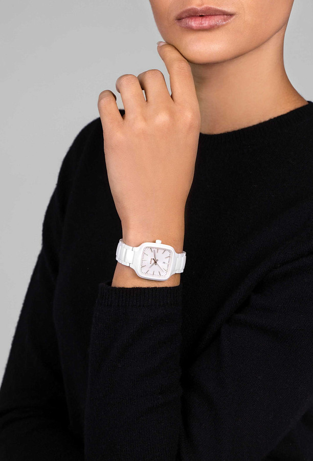 Часы Rado True Square R27072012 — женские, белый