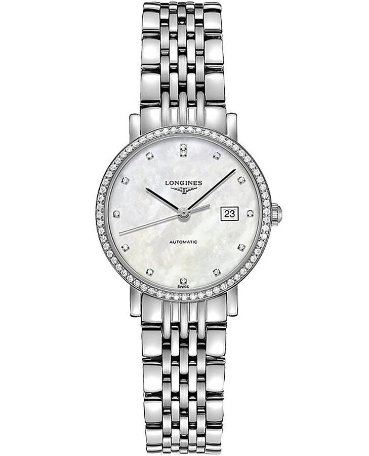 Часы Longines Elegant Collection L4.310.0.87.6 — мужские, перламутровый