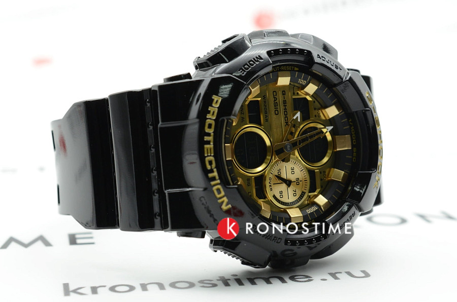 Часы Casio G-Shock GA-140GB-1A1DR (GA-140GB-1A1) — мужские, черный
