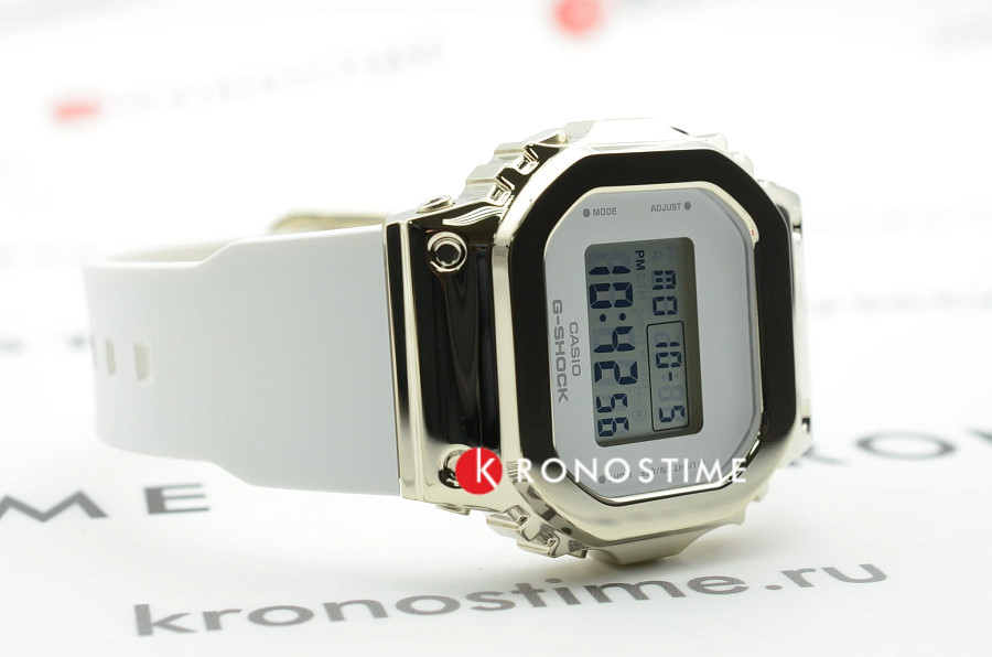 Часы Casio G-Shock GM-S5600G-7 — электронные, сталь металл пластик