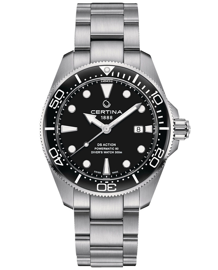 Часы Certina DS Action Diver C032.607.11.051.00 — мужские, черный