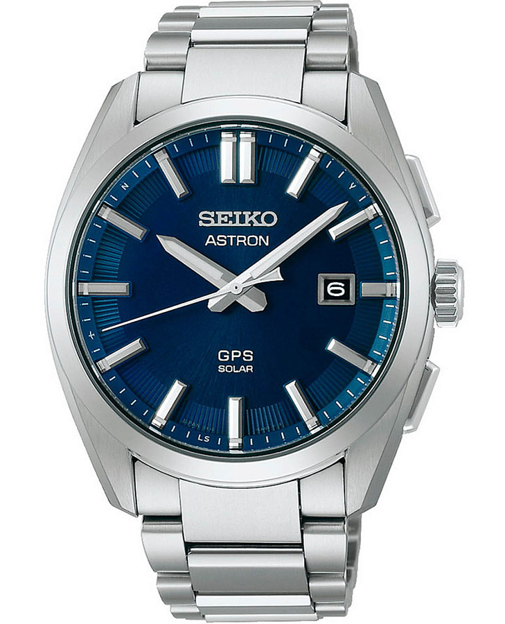 Часы Seiko Astron Nexter Solar Radio SBXD033 — мужские, синий