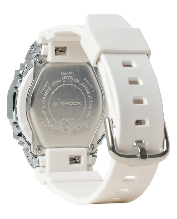 Часы Casio G-Shock GM-S2100WS-7ADR (GM-S2100WS-7A) — сталь металл, Япония