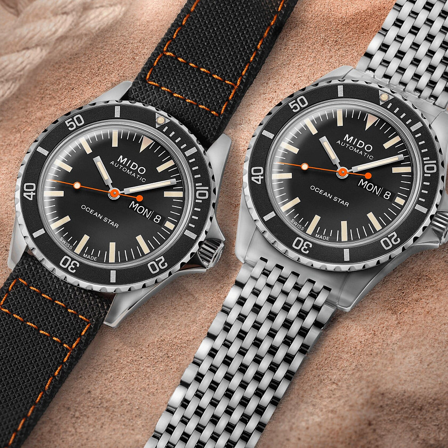 Часы Mido Ocean Star Tribute M026.830.11.051.00 — черный, механические