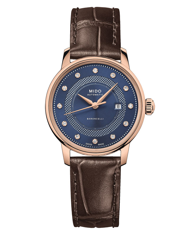 Часы Mido Baroncelli Signature M037.207.36.046.01 — женские, синий