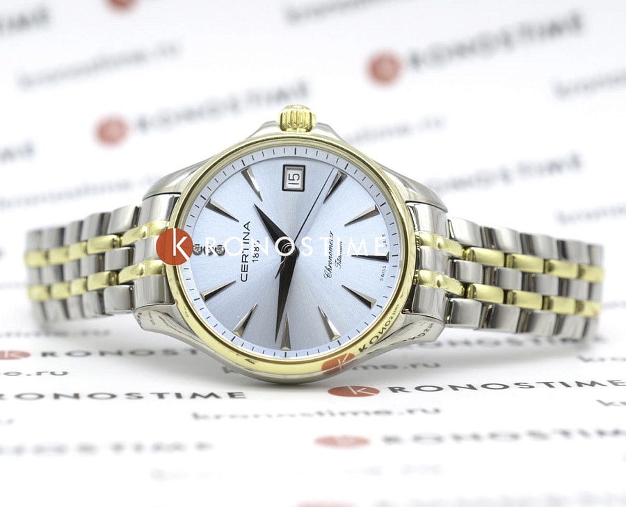 Часы Certina DS Action Lady Diamonds C032.051.44.046.00 — кварцевые, титан