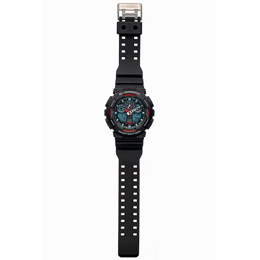 Часы Casio G-Shock GA-100-1A4DR (GA-100-1A4) — электронные, Япония, мужские
