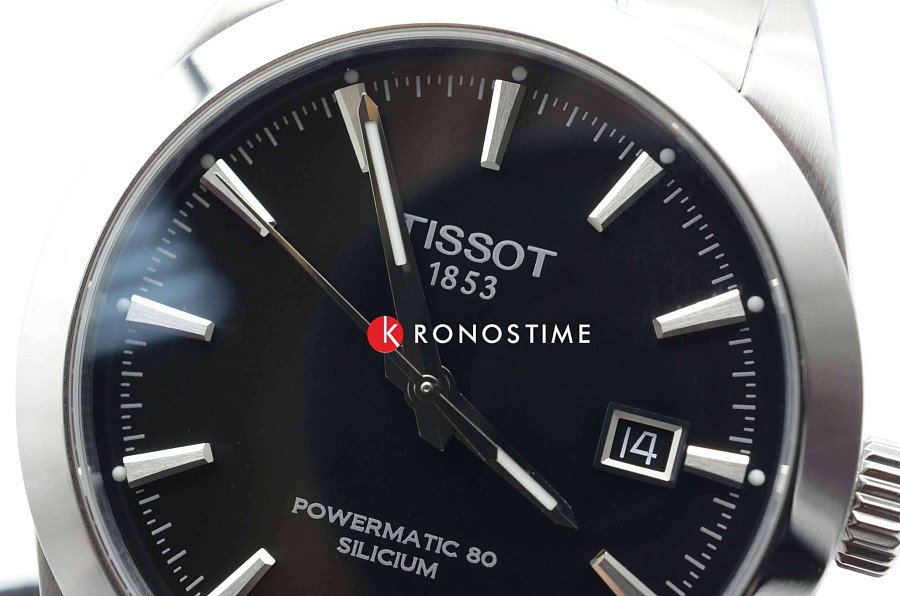Часы Tissot Gentleman Powermatic 80 Silicium T127.407.11.051.00 — Швейцария, механические