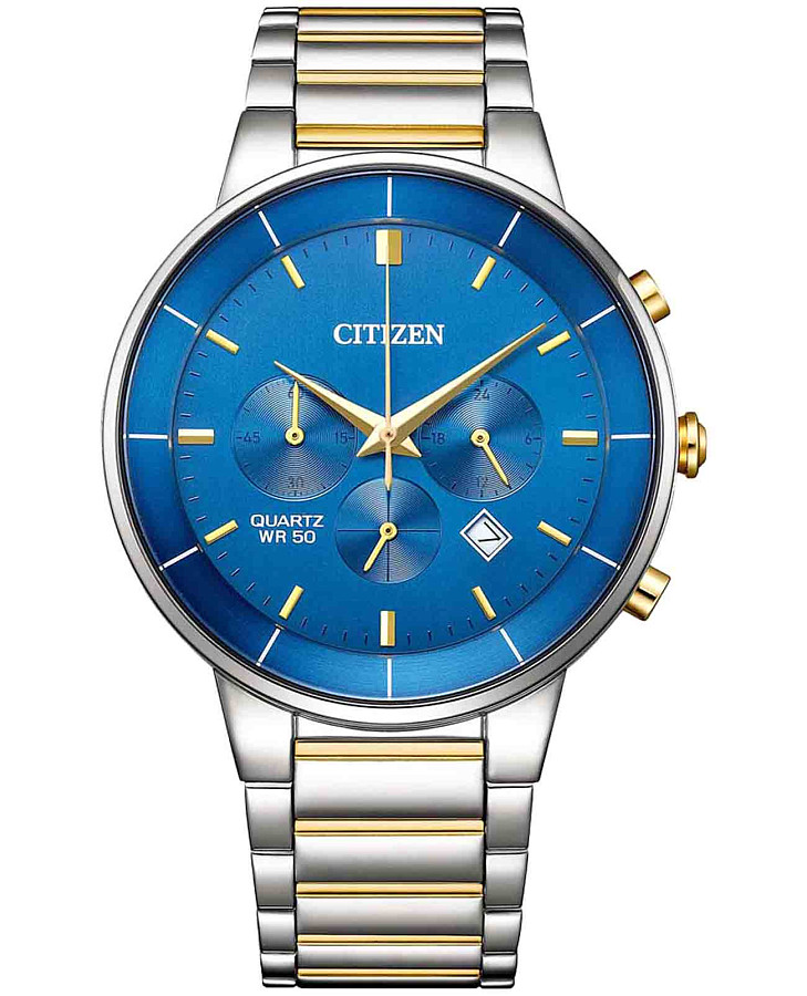 Часы Citizen Chronograph AN8224-51L — мужские, синий